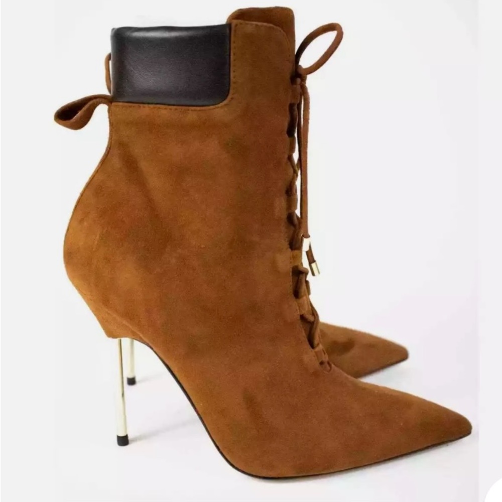 Good American Suede Booties
